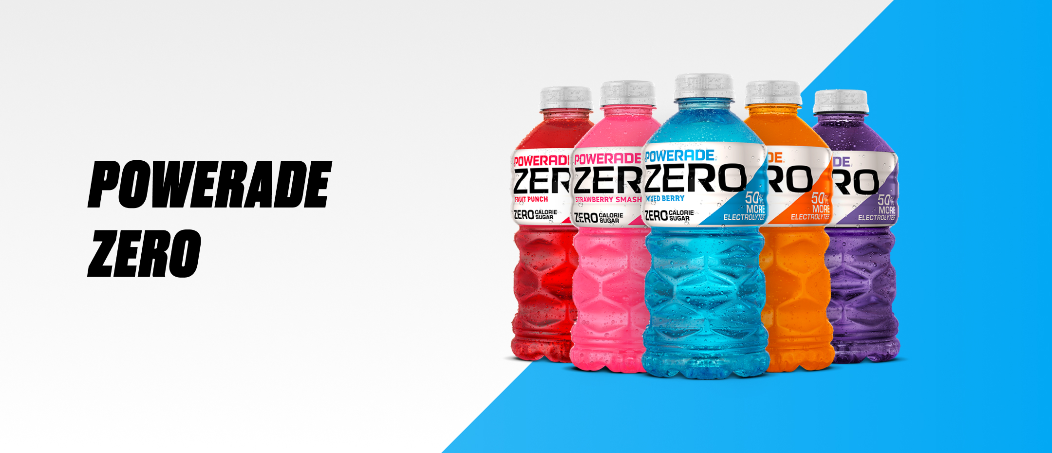 powerade zero bottles