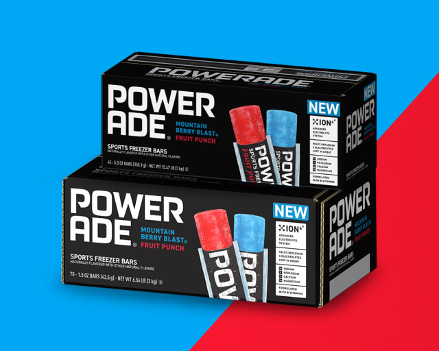 powerade freezer bars