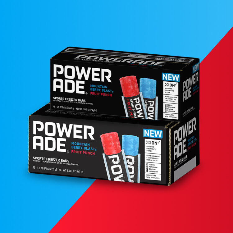 powerade freezer bars